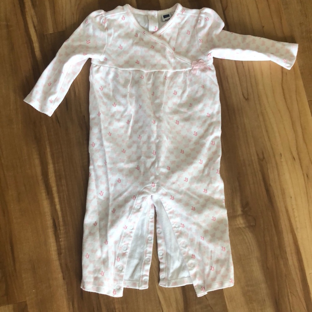 Janie and Jack 12 to 18 months pink onesie